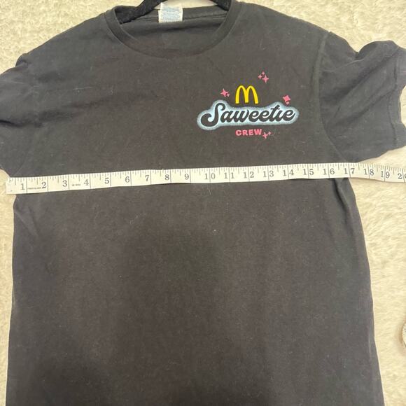 McDonald’s x Saweetie Black Graphic Men’s Crew T Shirt Size S - Picture 5 of 6